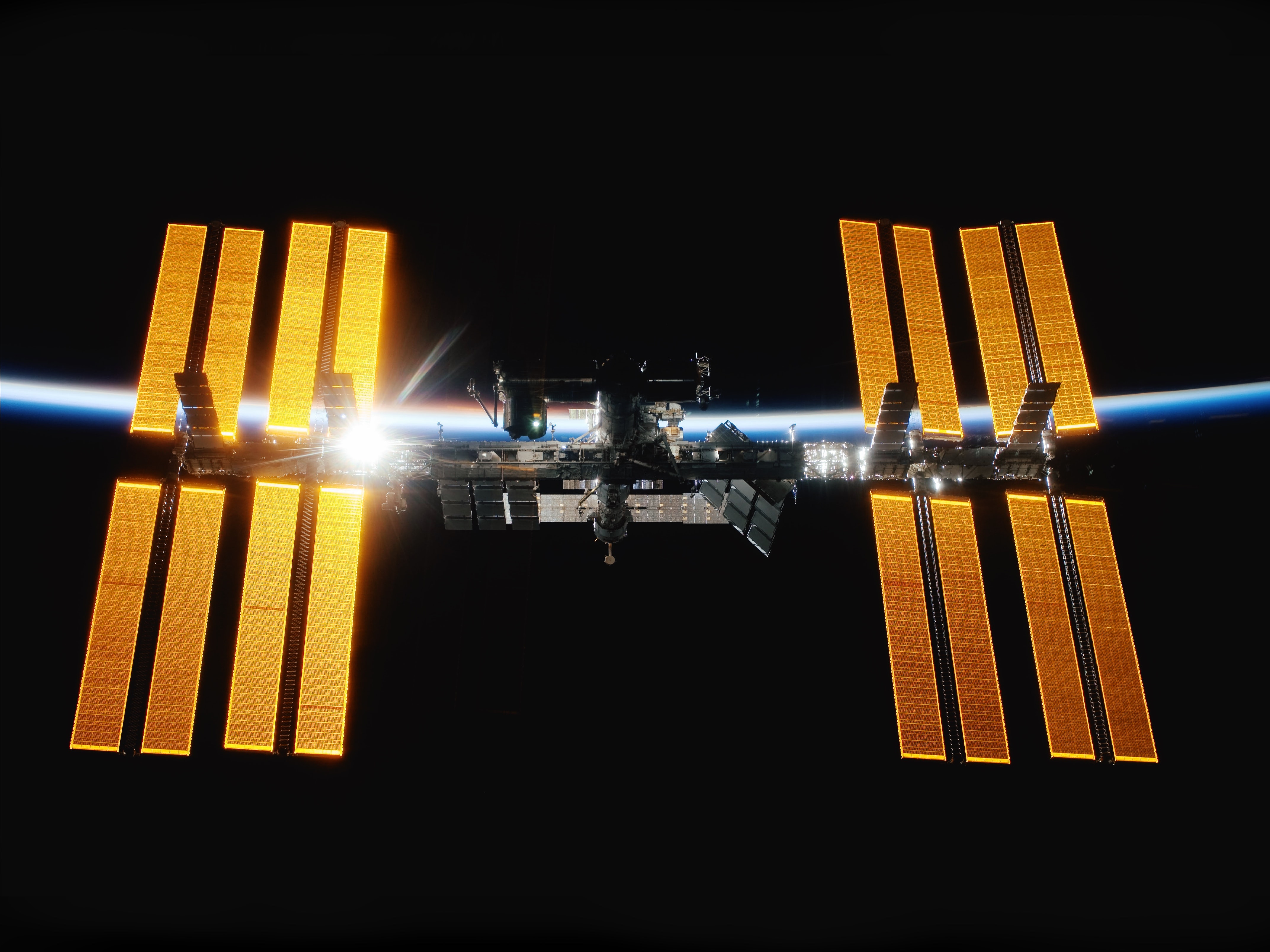 The Wingspan of the ISS’s Solar Array Is 356 Ft.