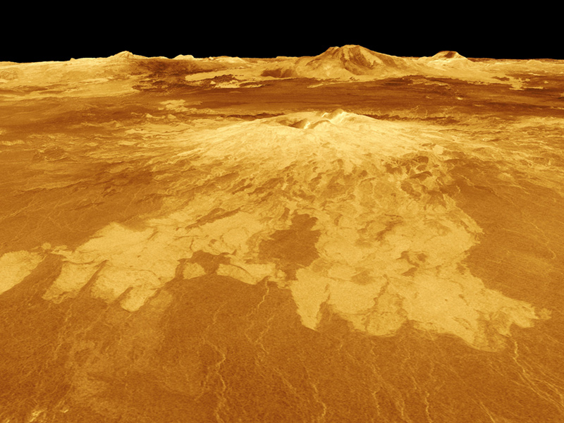 Venus Has Crushing Surface Air Pressure.