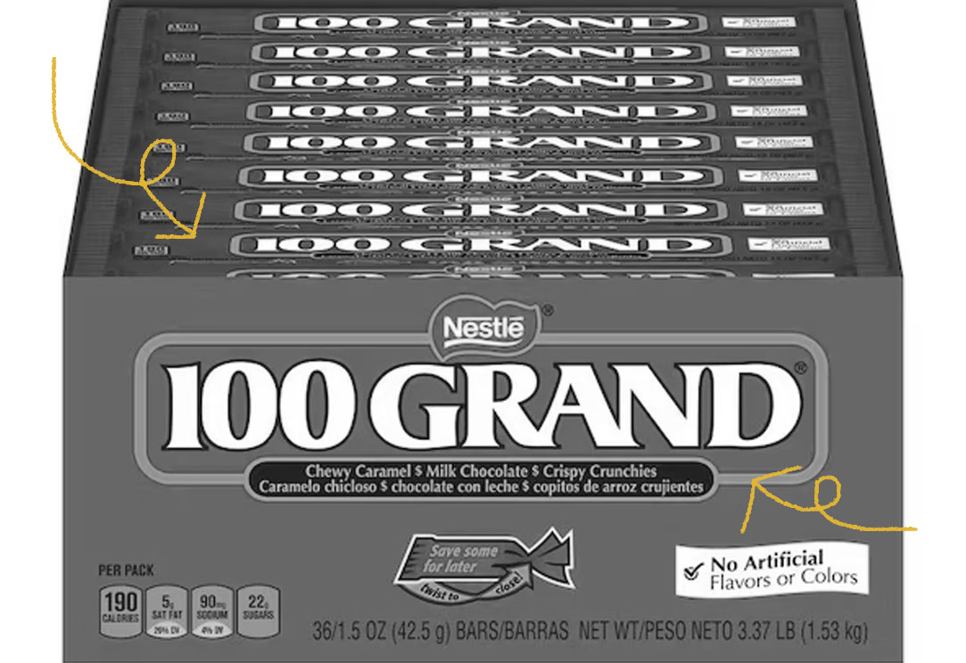 The History of 100 Grand Bars