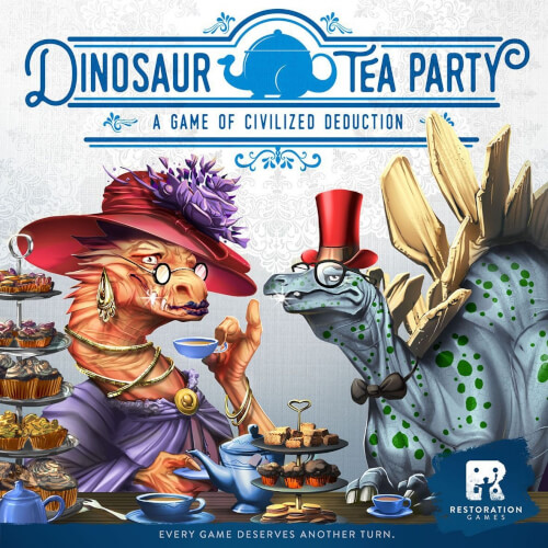 Capa de Dinosaur Tea Party