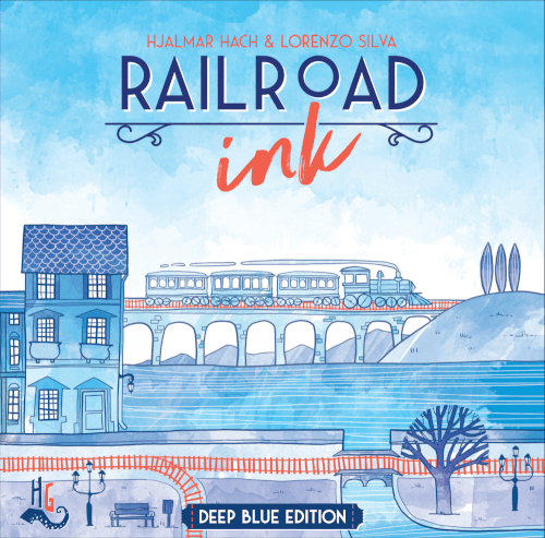 Capa de Railroad Ink: Edição Azul Profundo