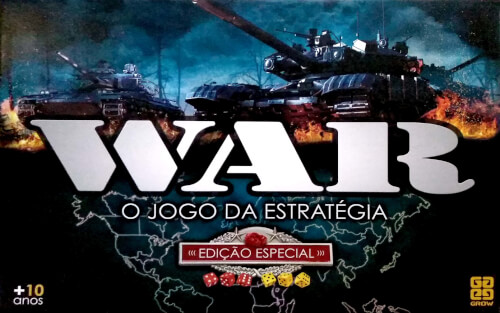 Jogo War Tabuleiro O Jogo da Estratégia - War Edição Especial Grow