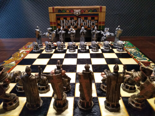 Xadrez Harry Potter Wizard Chess Set The Noble Collection - Jogo