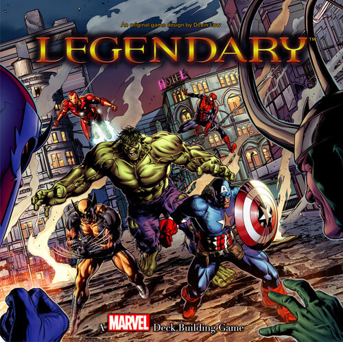 Capa de Legendary: A Marvel Deck Building Game