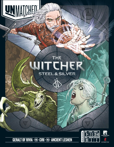 Capa de Unmatched: The Witcher - Aço e Prata