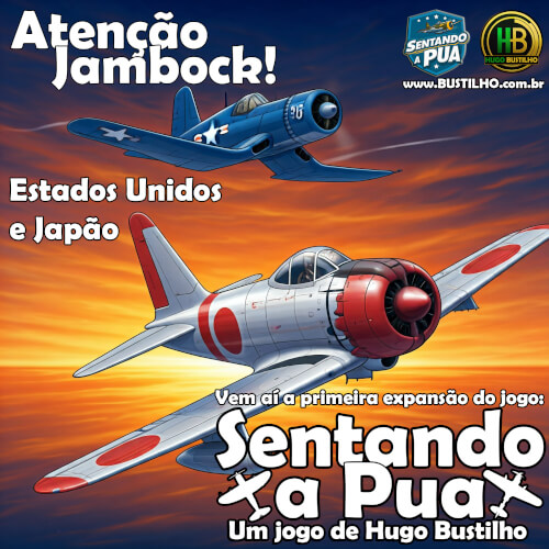 Capa de Sentando a Pua - Primeira Expansão - Estados Unidos e Japão