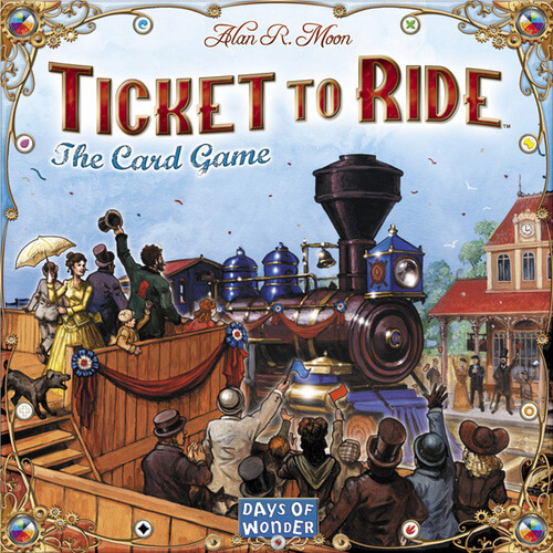 Capa de Ticket to Ride: The Card Game