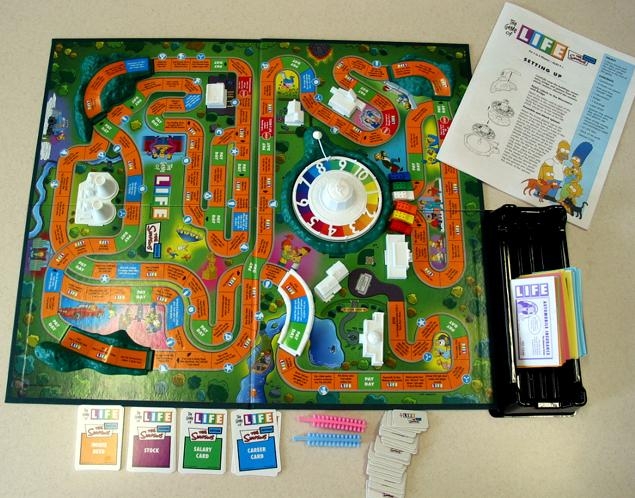 The Game Of Life - Simpsons Edition, Jogo de Tabuleiro Hasbro Usado  1404588