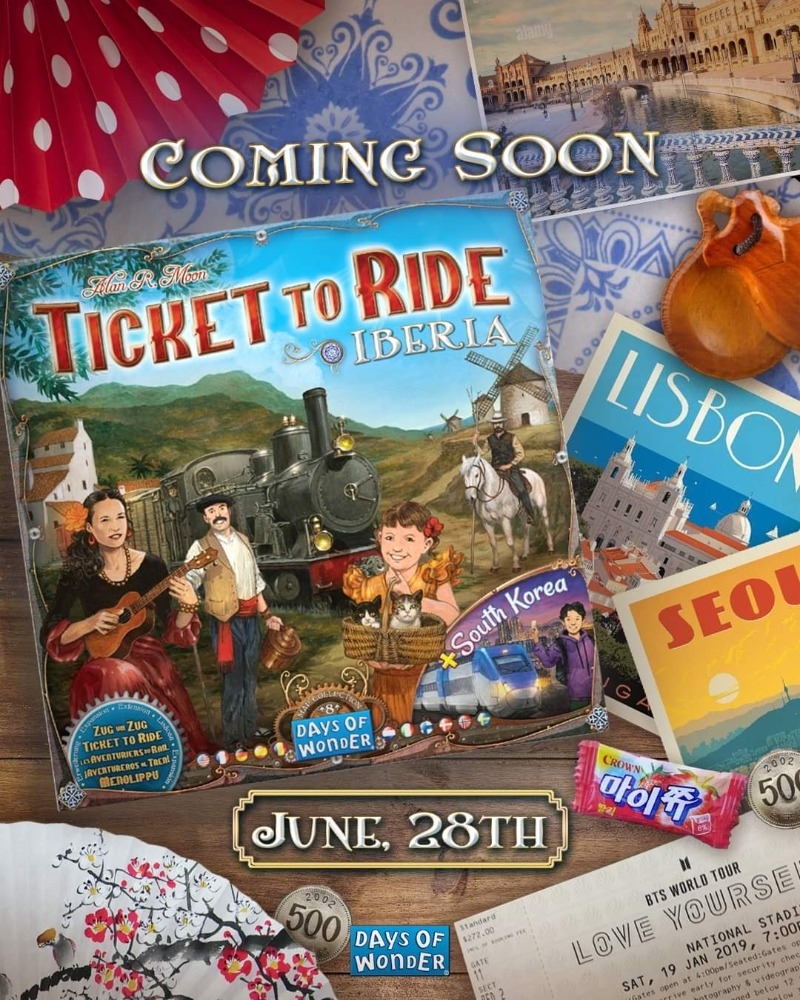 Ticket to Ride: Volume 8 - Ibéria & Coreia do Sul | Ludopedia