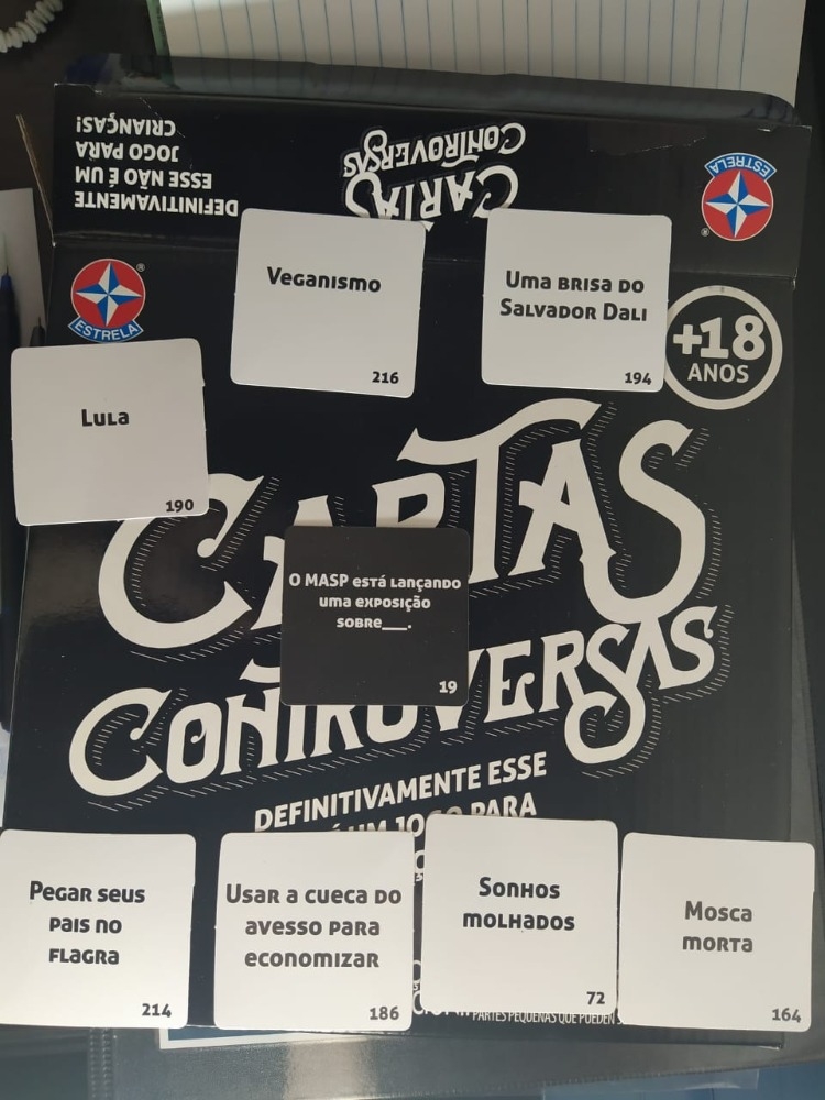 Cartas controversas jogo: Com o melhor preço