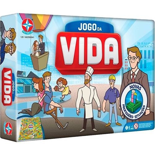 Kit Jogos de Tabuleiro Banco Imobiliário + Detetive + Jogo da Vida + Cara a  Cara