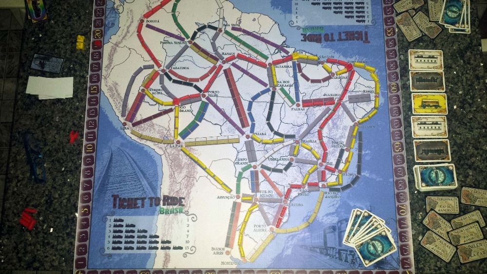 Jogo de tabuleiro Ticket to Ride