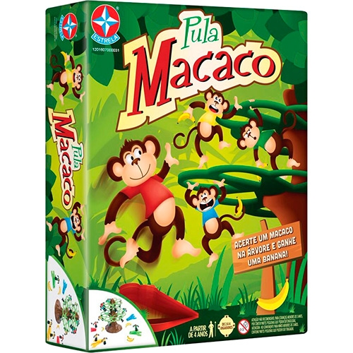 Jogo de macaco com banana