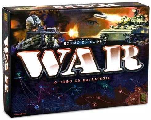 Todas as edições do WAR da GROW: jogo de tabuleiro de guerra