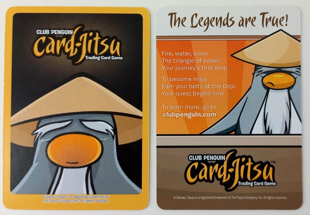  Topps Club Penguin Card-Jitsu Trading Card Game Water