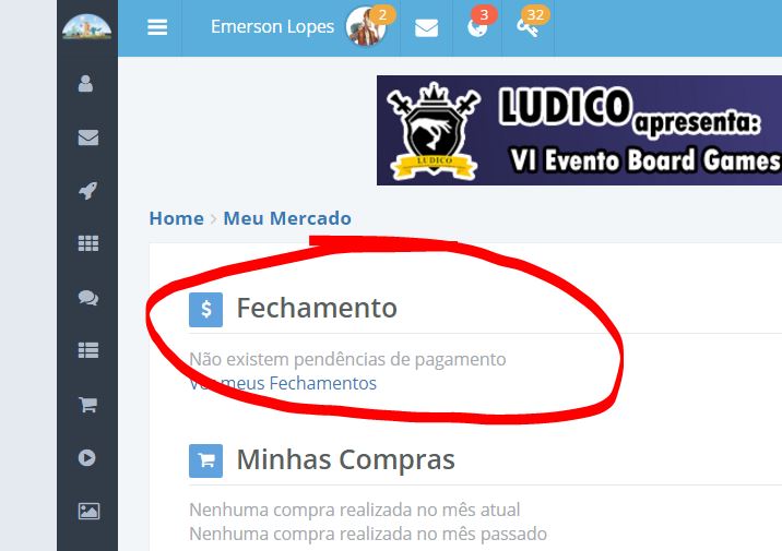 Ludopedia, Fórum, Vendas