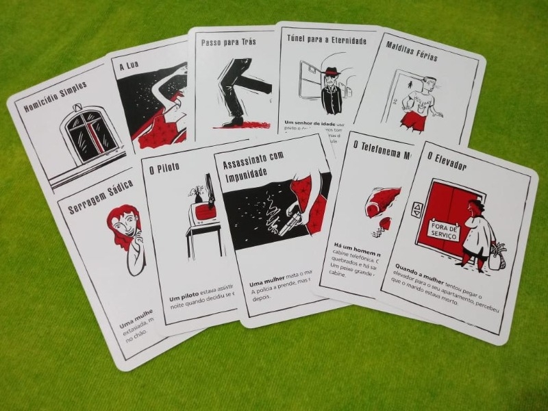 Jogo de Cartas Historias Sinistras Black Stories Junior Soccer