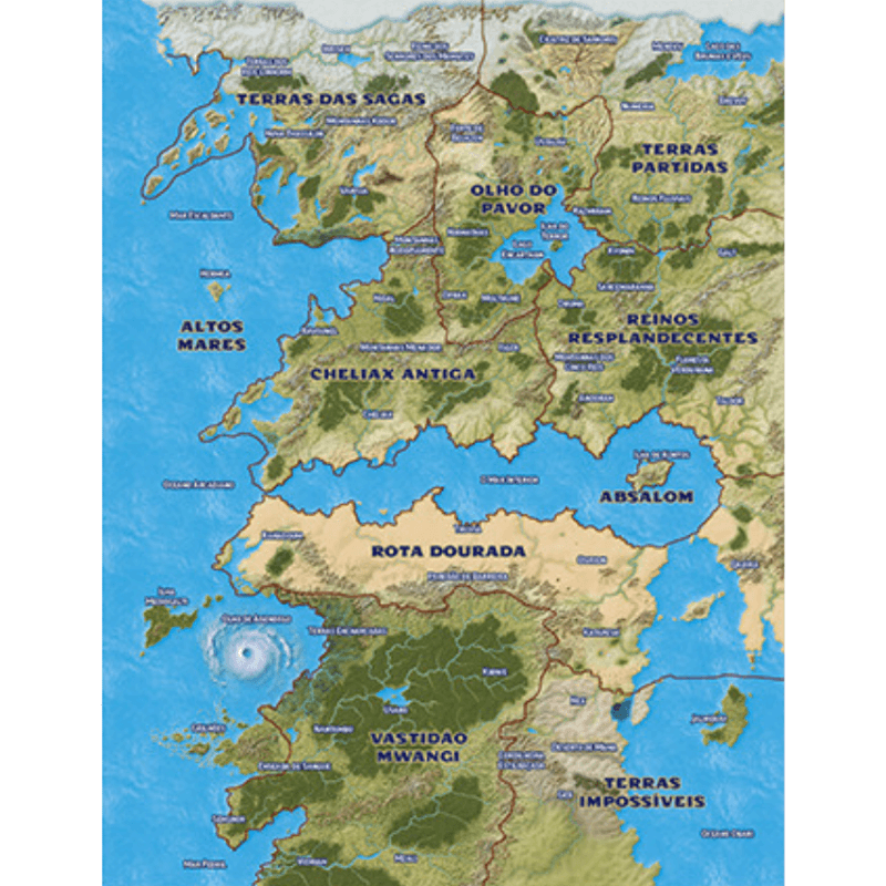 Mapa Interativo #1 Era das Cinzas - Colina dos Cavaleiros Infernais