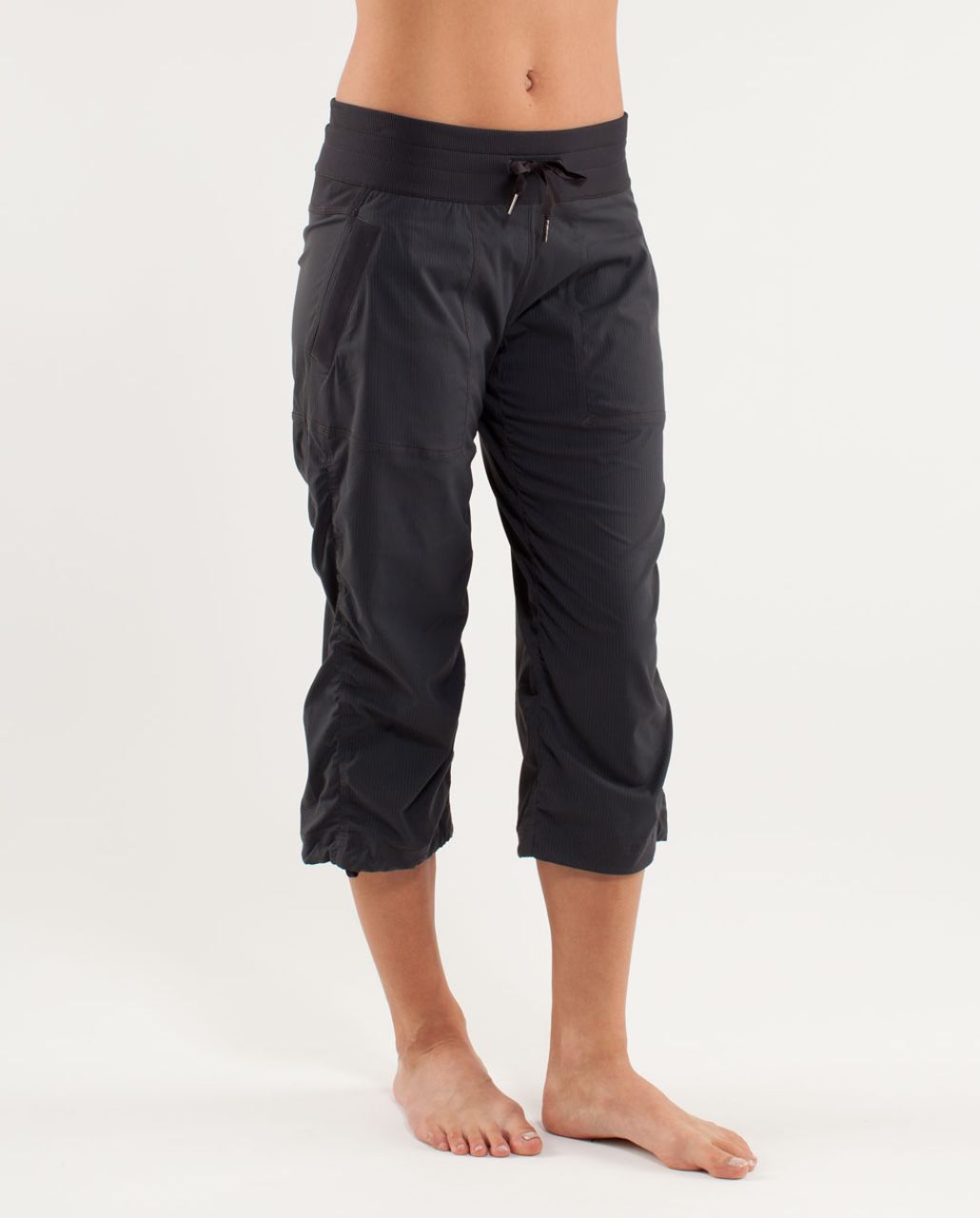 Lululemon Studio Crop II - Black - lulu fanatics