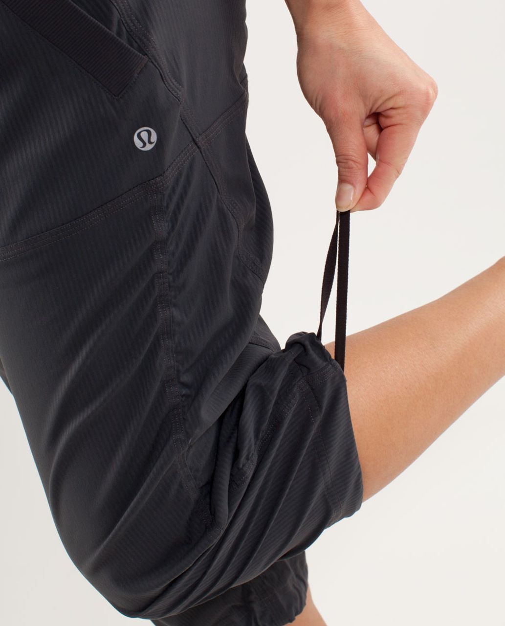 Lululemon Studio Crop - Deep Coal - lulu fanatics