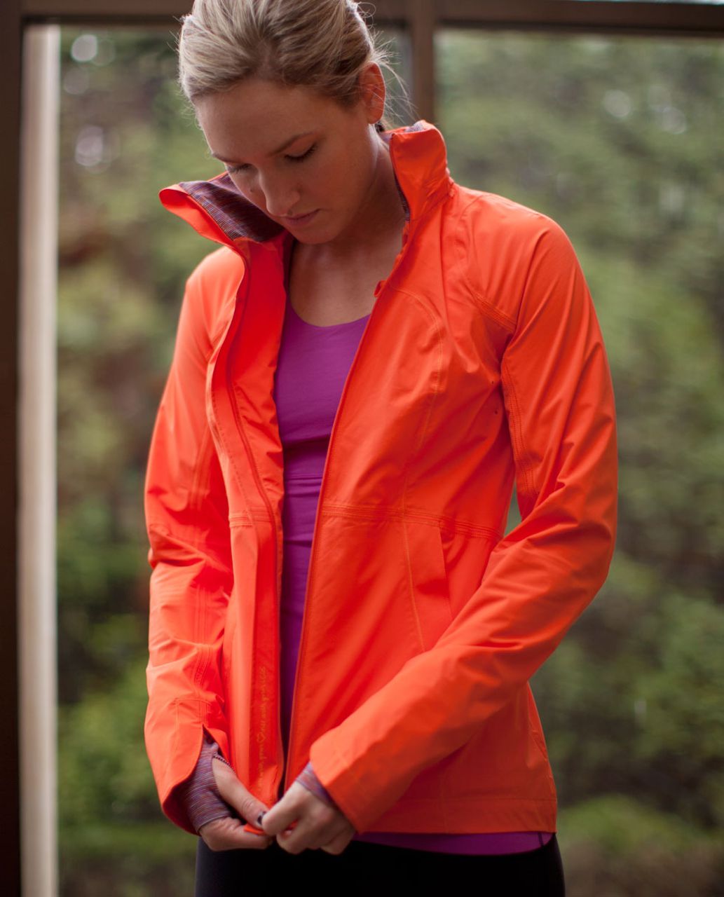 Lululemon Run:  In The Rain Jacket - Dazzling