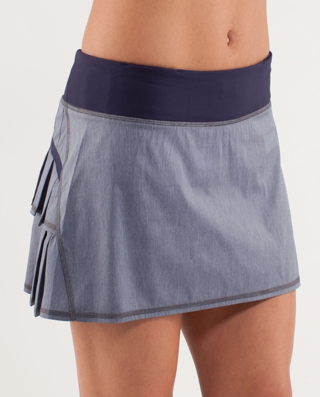 Lululemon Run:  Pace Setter Skirt - Heathered Deep Indigo /  Deep Indigo