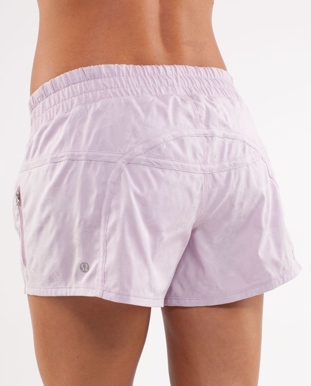 Lululemon Run:  Tracker Short II - Rose Quartz /  Heathered Rose Quartz