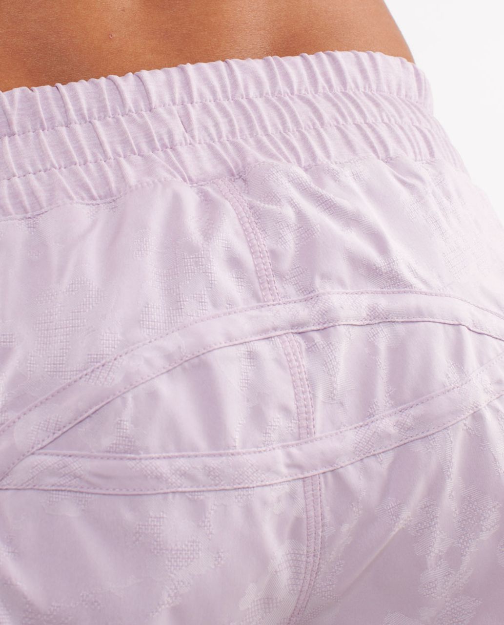 Lululemon Run:  Tracker Short II - Rose Quartz /  Heathered Rose Quartz