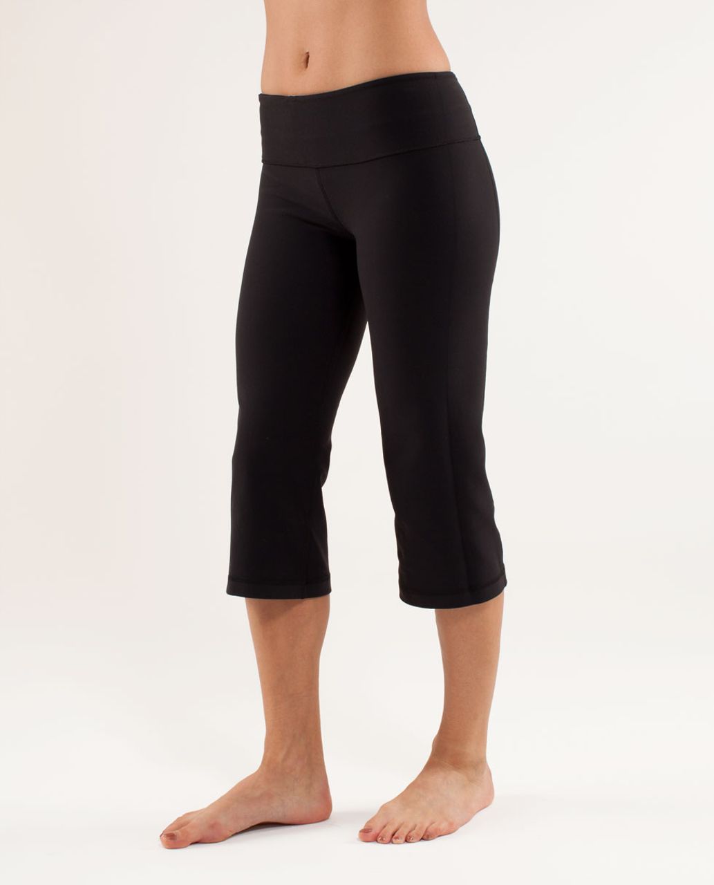 Lululemon Groove Crop - Black / Wee Are From Space Coal Fossil / Fossil ...