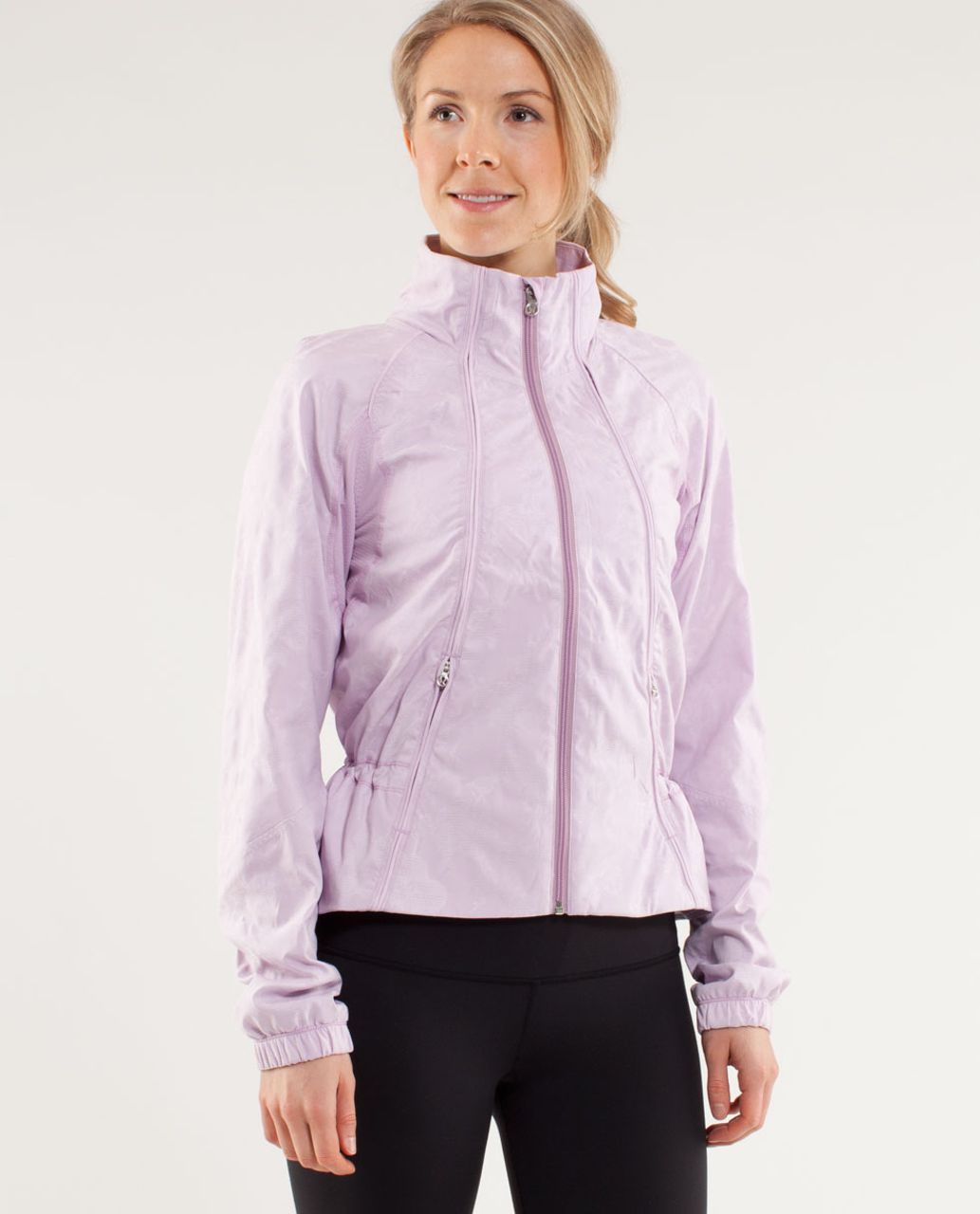 Lululemon Run:  Travel to Track Jacket - Rose Quartz