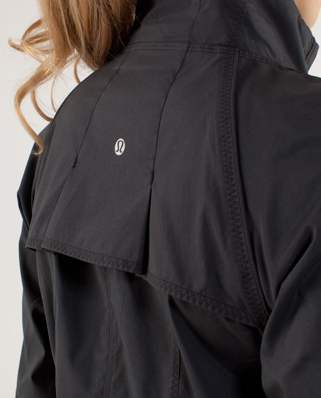 Lululemon Run:  Travel to Track Jacket - Black