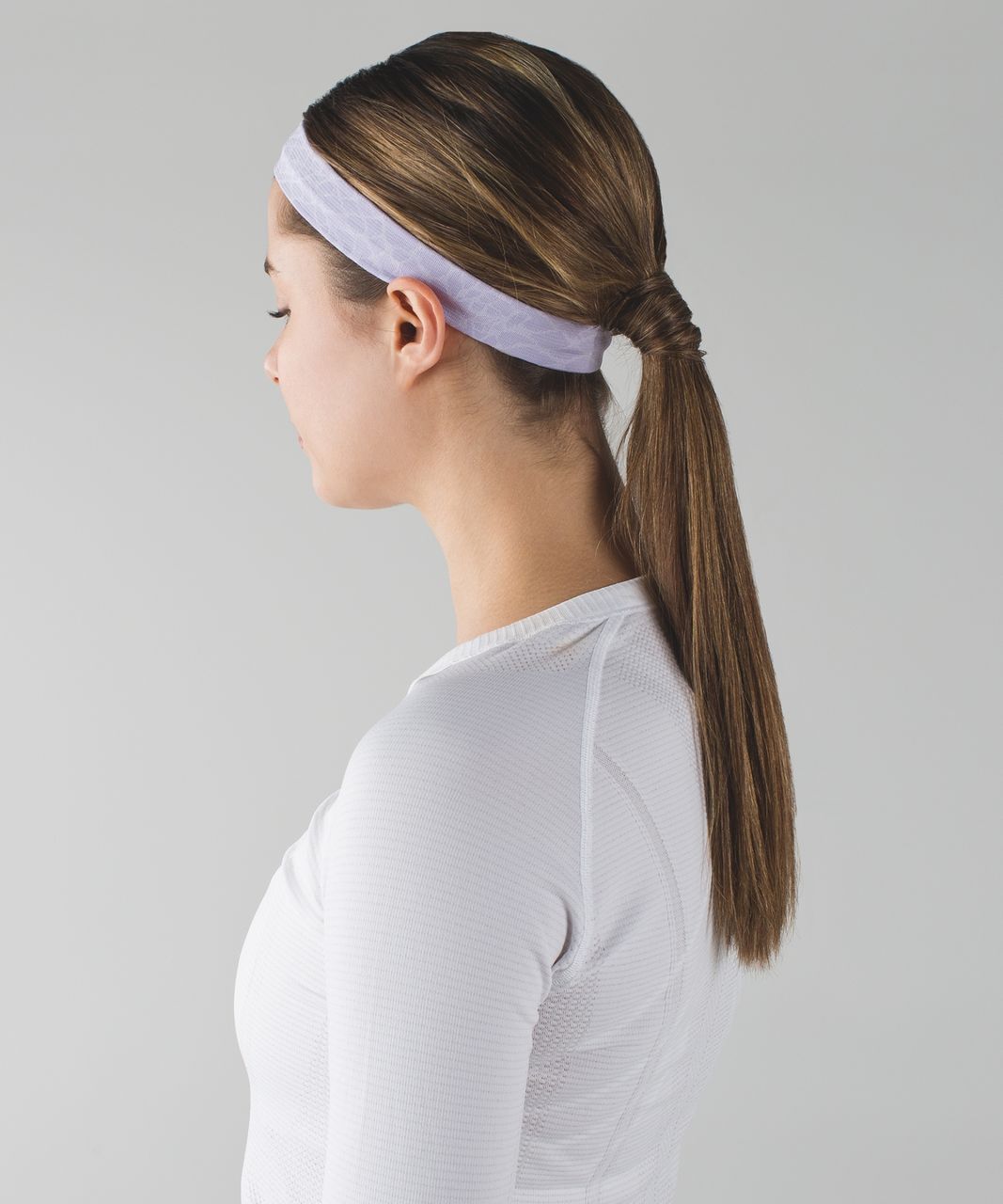 Lululemon Cardio Cross Trainer Headband - Heathered Lilac