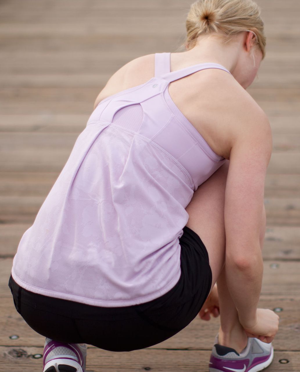 Lululemon Run:  Stuff Your Bra Tank - Rose Quartz