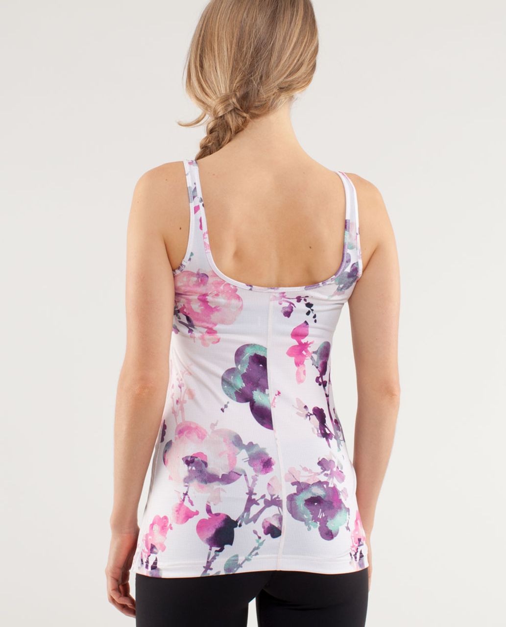 Lululemon Daily Tank - Blurred Blossoms Multi Colour