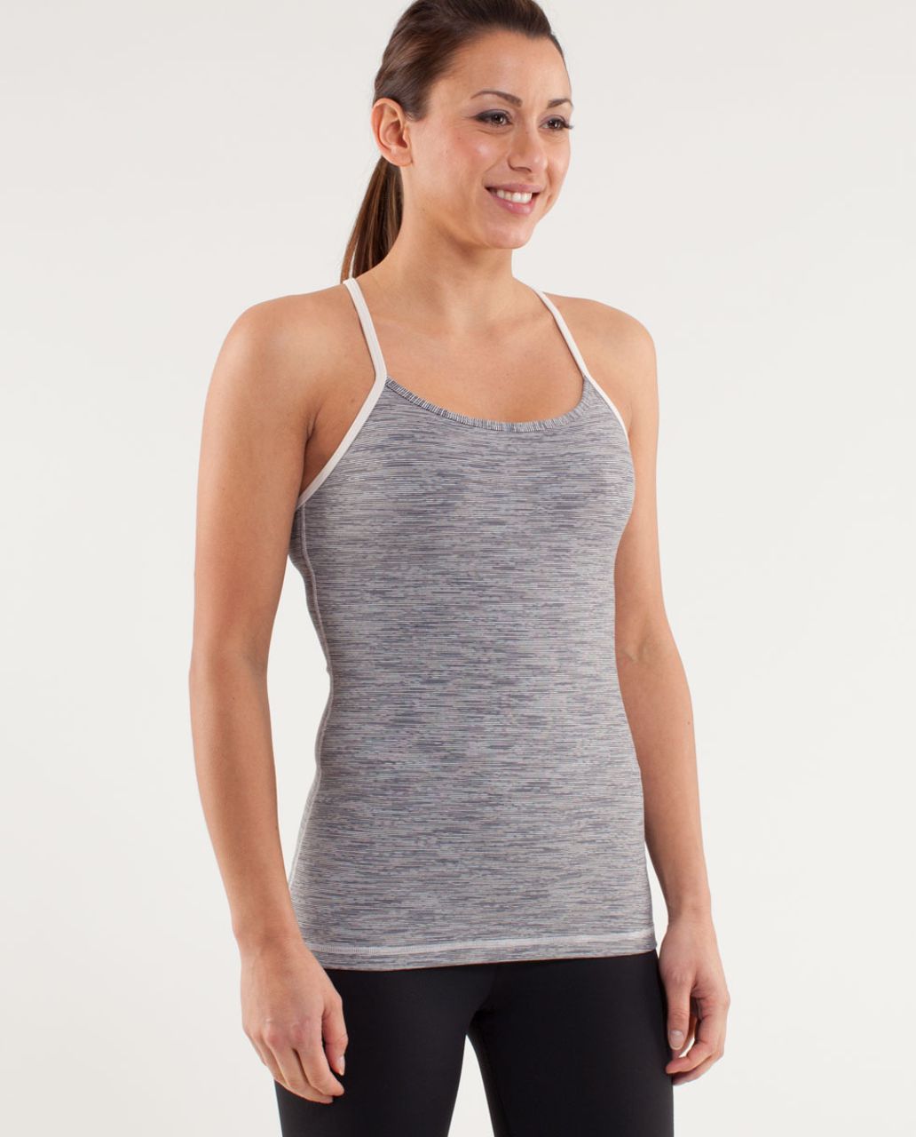 Lululemon Power Y Tank - Wee Are From Space Coal Fossil /  Dune