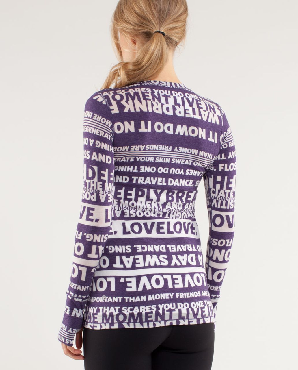 Lululemon Discover Manifesto Long Sleeve Tee - Concord Grape