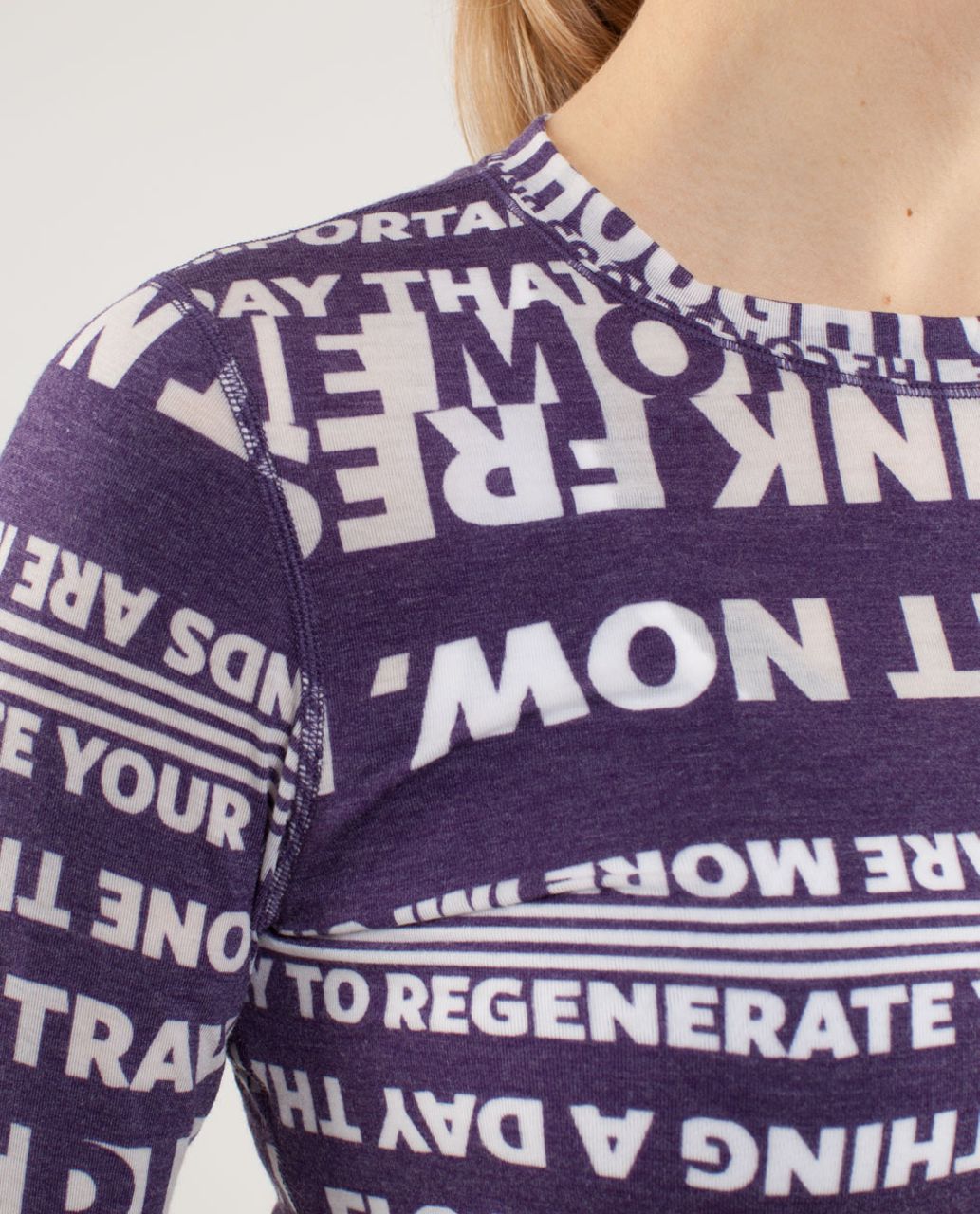 Lululemon Discover Manifesto Long Sleeve Tee - Concord Grape