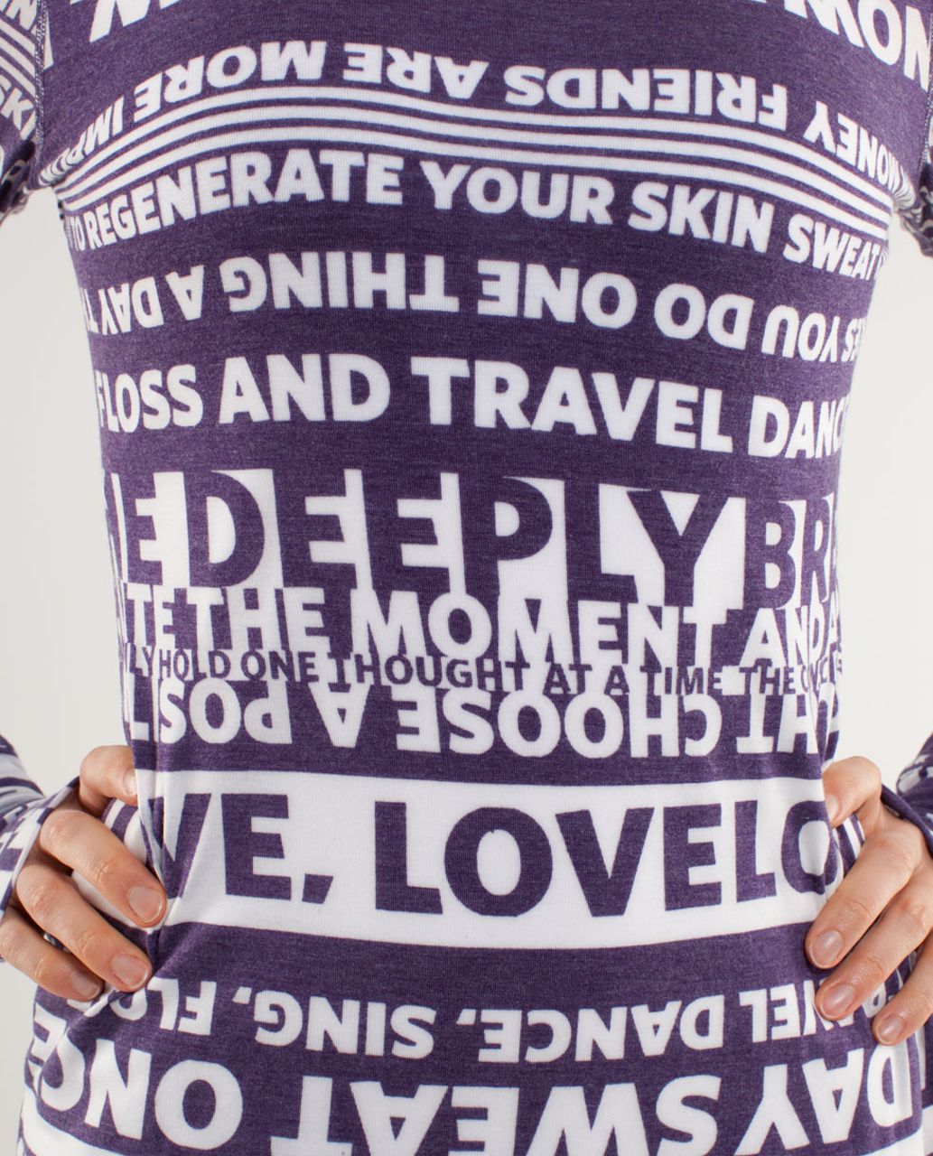 Lululemon Discover Manifesto Long Sleeve Tee - Concord Grape