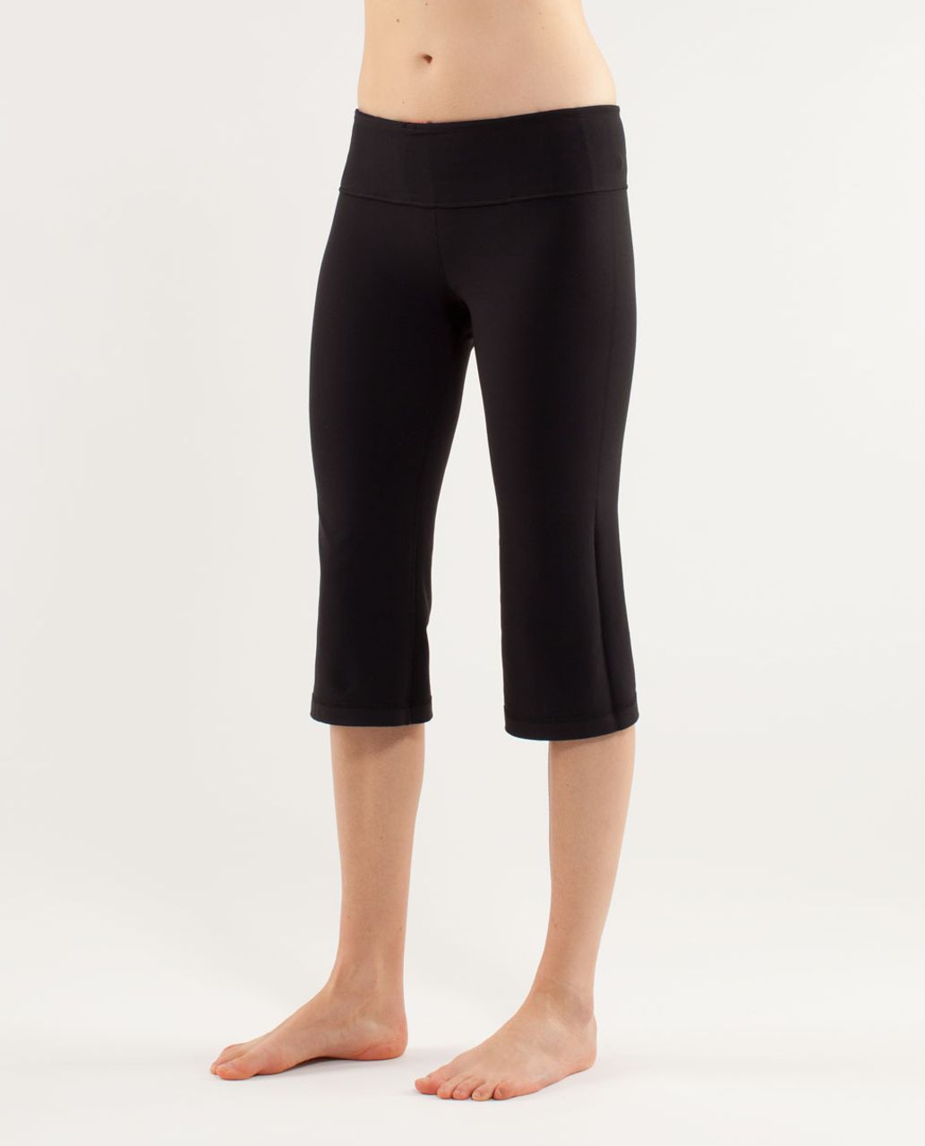 Lululemon Groove Crop - Black /  Quilting Spring 17