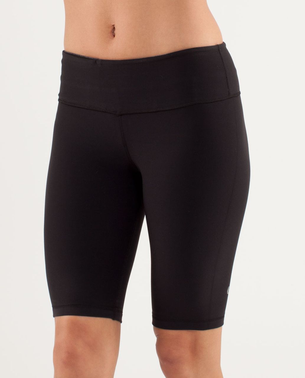 Lululemon Reverse Groove Short (Tall) - Black /  Heathered Black /  Quilting Spring 19