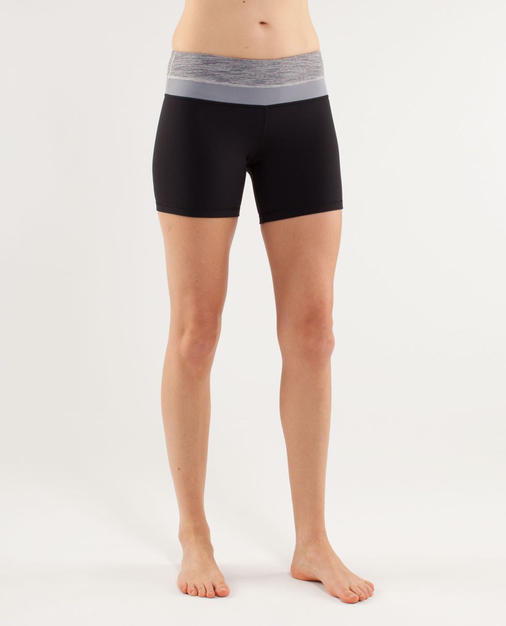 Lululemon Reverse Groove Short (Regular) - Black /  Wee Are From Space Coal Fossil /  Fossil