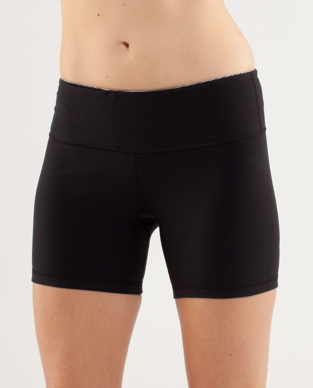 Lululemon Reverse Groove Short (Regular) - Black /  Wee Are From Space Coal Fossil /  Fossil