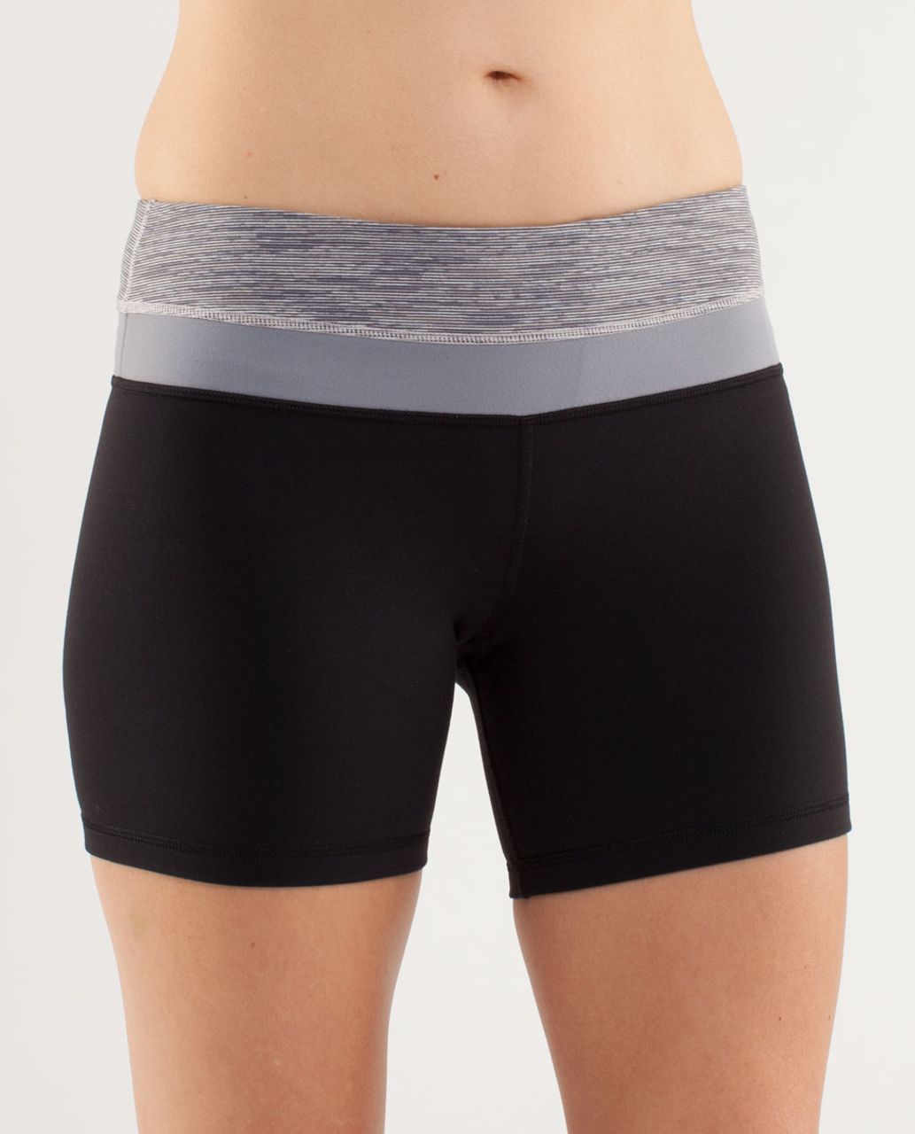 Lululemon Reverse Groove Short (Regular) - Black /  Wee Are From Space Coal Fossil /  Fossil