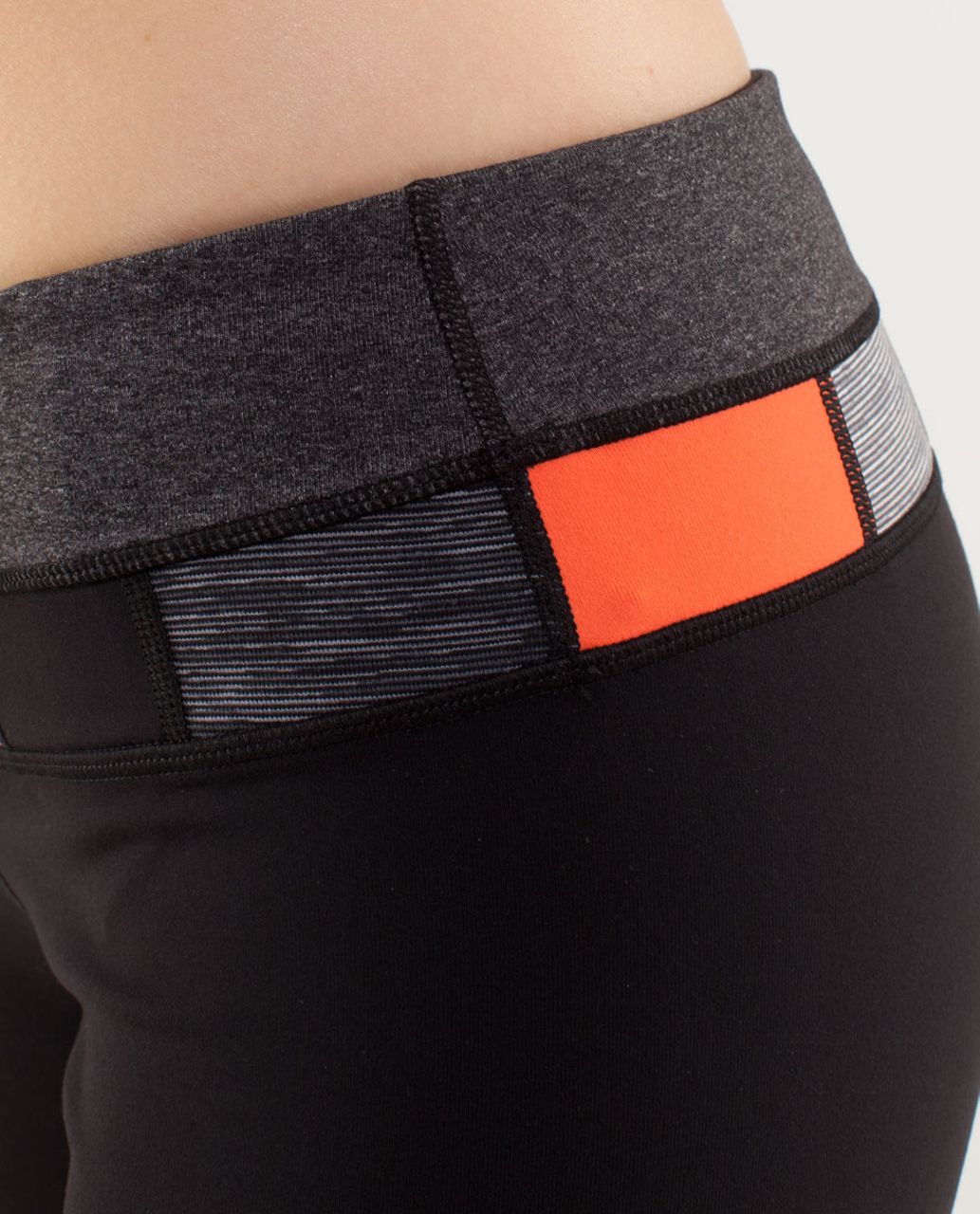 Lululemon Reverse Groove Short (Regular) - Black /  Heathered Black /  Quilting Spring 19