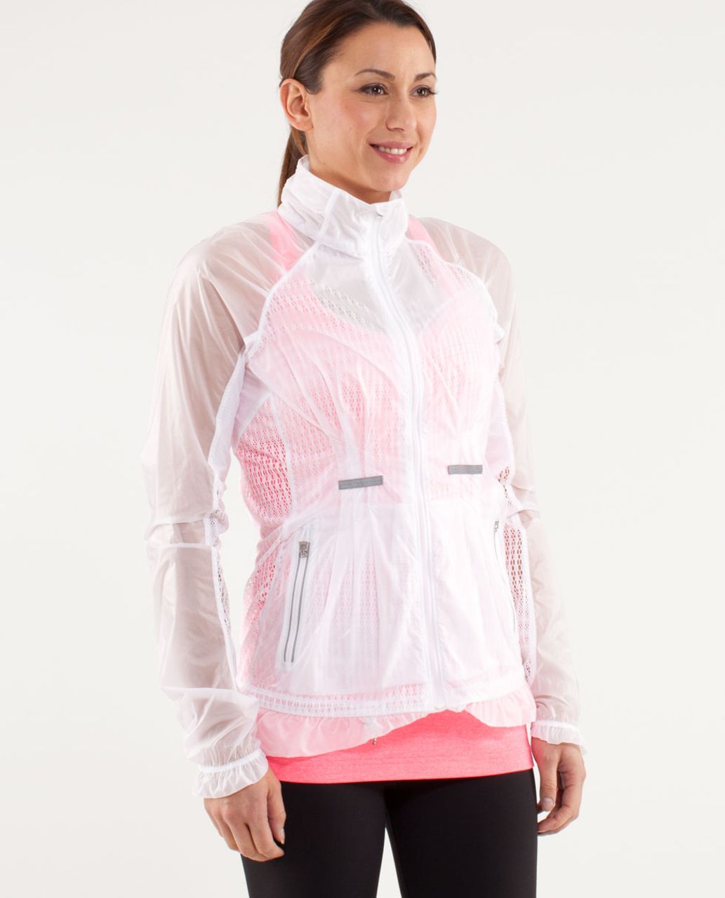 Lululemon Run:  Wild Jacket - White