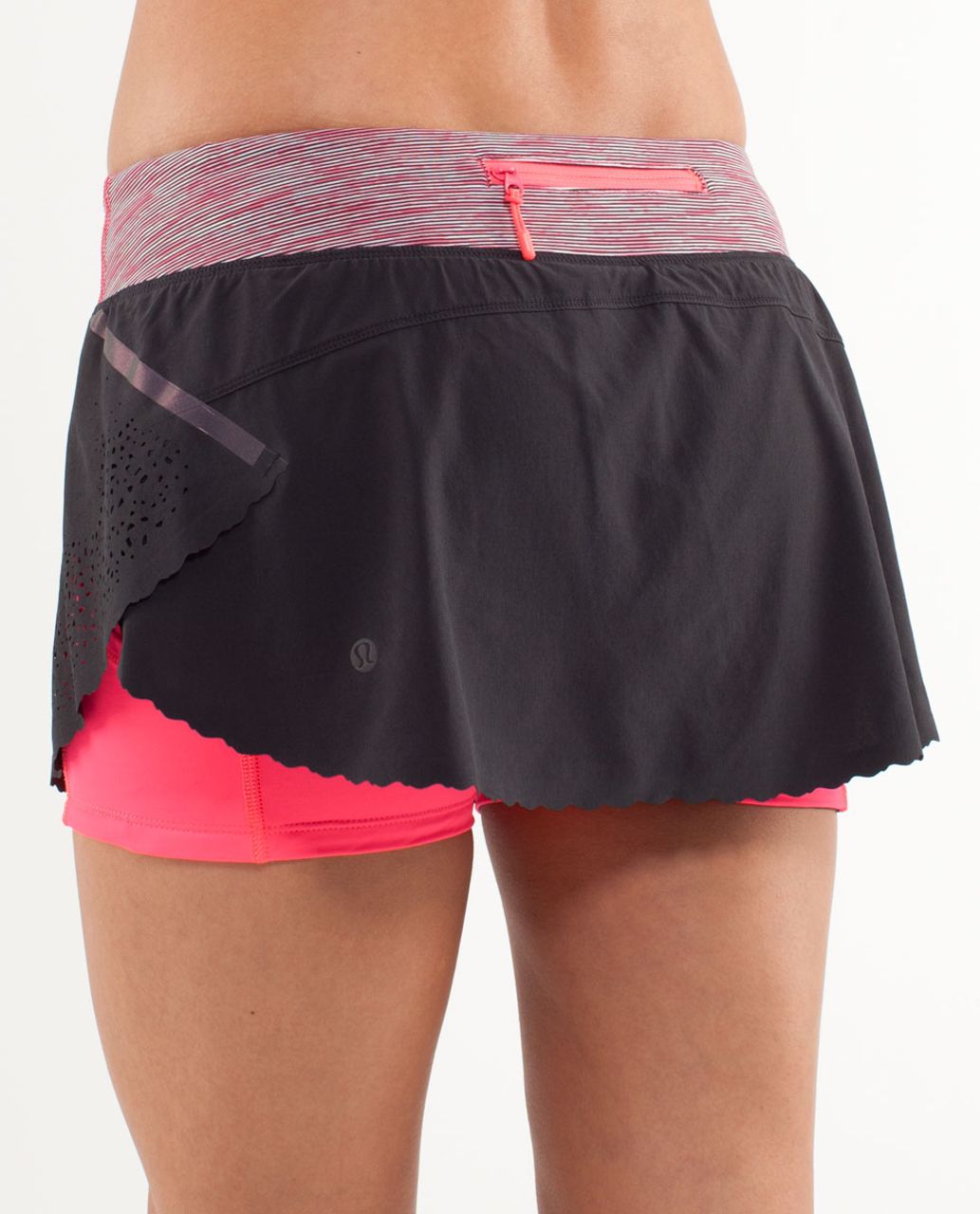 Lululemon Run A Marathon Skirt - Deep Coal /  Wee Are From Space Deep Coal April Multi