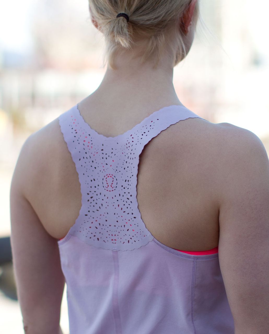 Lululemon Run A Marathon Singlet - Rose Quartz