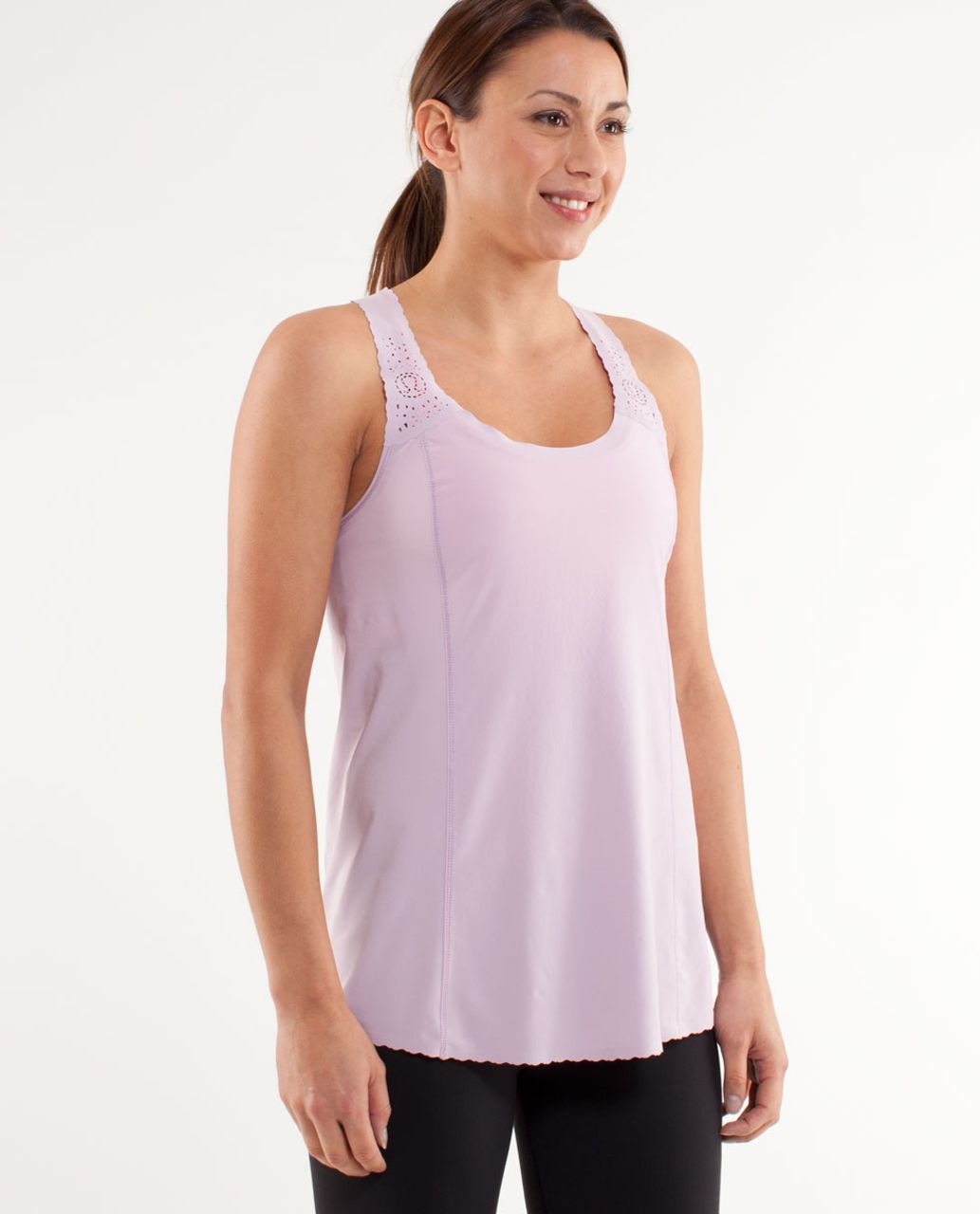 Lululemon Run A Marathon Singlet - Rose Quartz