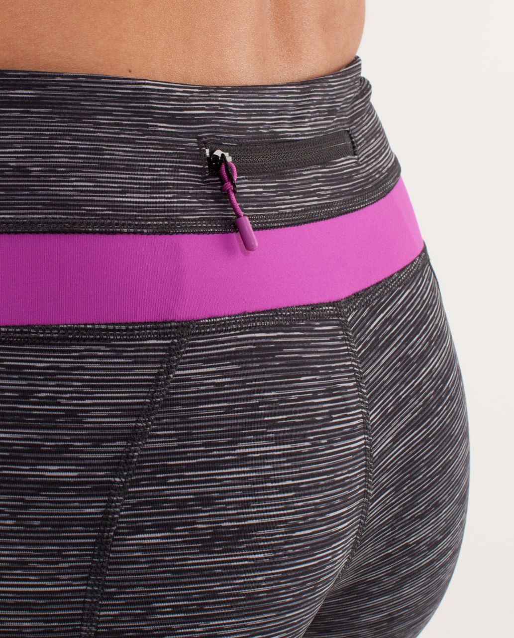 Lululemon Run:  Inspire Crop II - Wee Are From Space Black Combo /  Ultra Violet