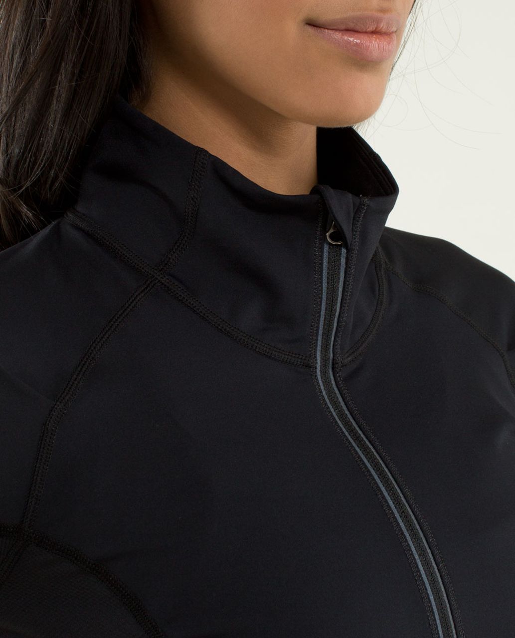 Lululemon Run: Wild 1/2 Zip - Black - lulu fanatics